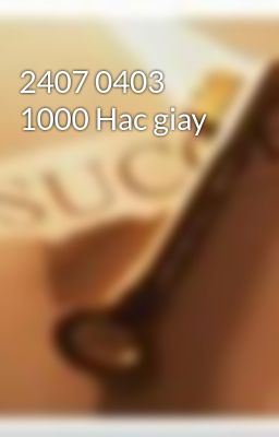 2407 0403 1000 Hac giay