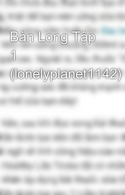 Bàn Long Tập 1 (lonelyplanet1142)