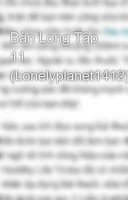 Bàn Long Tập 11 (Lonelyplanet1412)