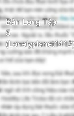 Bàn Long Tập 5 (Lonelyplanet1412)