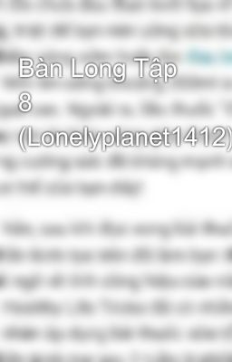 Bàn Long Tập 8 (Lonelyplanet1412)