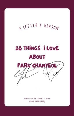 chansoo ; 26 things i love about you 