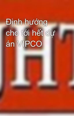 Định hướng cho tới hết dự án VIPCO
