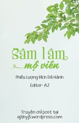 [Edit-OG] SÂM LÂM MỘ VIÊN - Đam mỹ