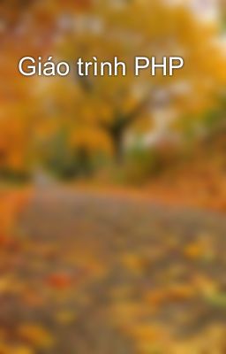 Giáo trình PHP