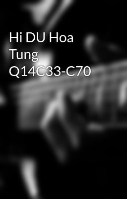 Hi DU Hoa Tung Q14C33-C70