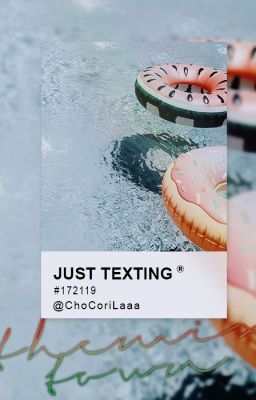just texting - bts fanfiction