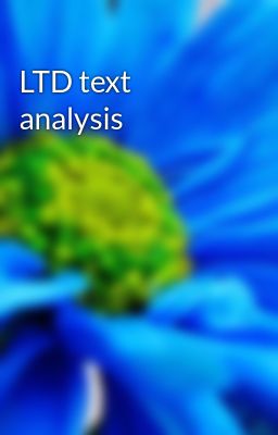 LTD text analysis