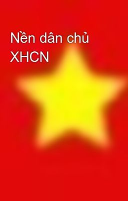 Nền dân chủ XHCN