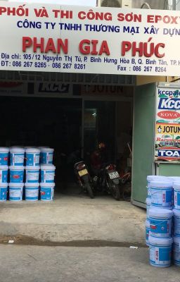 PHAN GIA PHÚC thi công sơn sàn EPOXY KCC giá rẻ Bình Dương