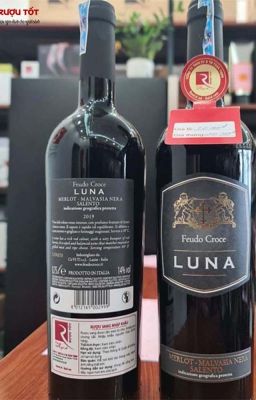 Rượu vang Luna Feudo Croce Merlot Malvasia Nera Salento