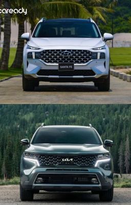 So sánh Kia Sorento và Hyundai Santafe 2023