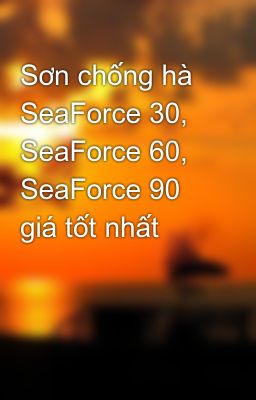 Sơn chống hà SeaForce 30, SeaForce 60, SeaForce 90   giá tốt nhất