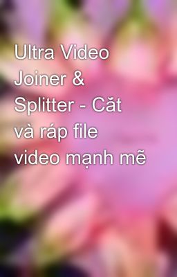 Ultra Video Joiner & Splitter - Cắt và ráp file video mạnh mẽ