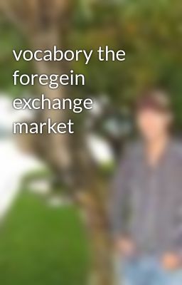 vocabory the foregein exchange market
