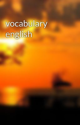 vocabulary english